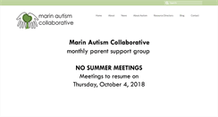 Desktop Screenshot of marinautism.org